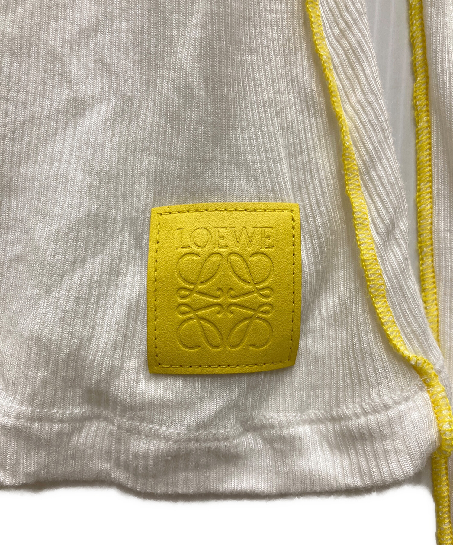 中古・古着通販】LOEWE (ロエベ) ハイネック リブ トップス ホワイト