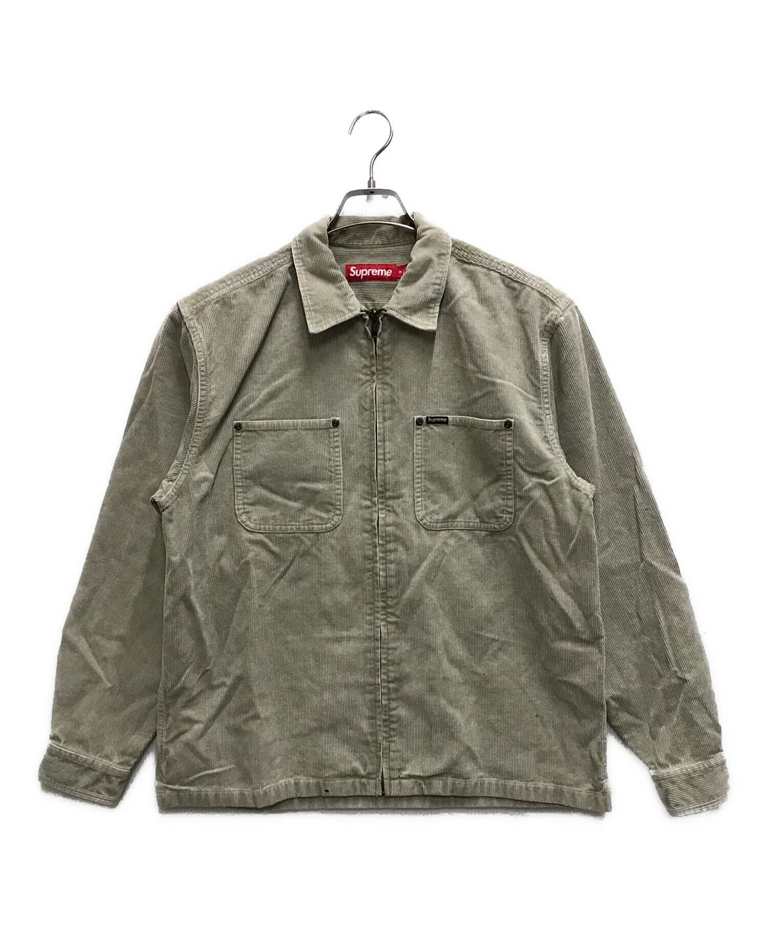 中古・古着通販】Supreme (シュプリーム) Washed Corduroy Zip Up