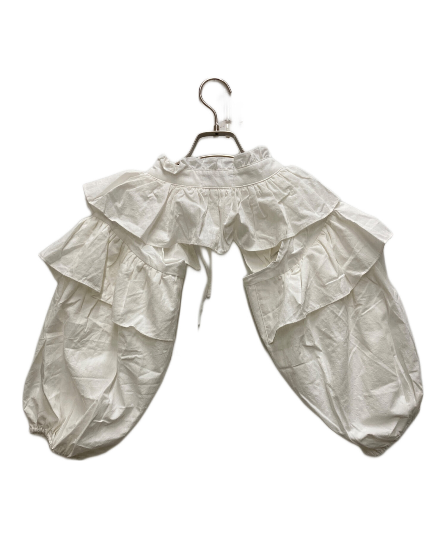 パピエ ブラウス papier Louise blouse ホワイト ブラウス パピエ