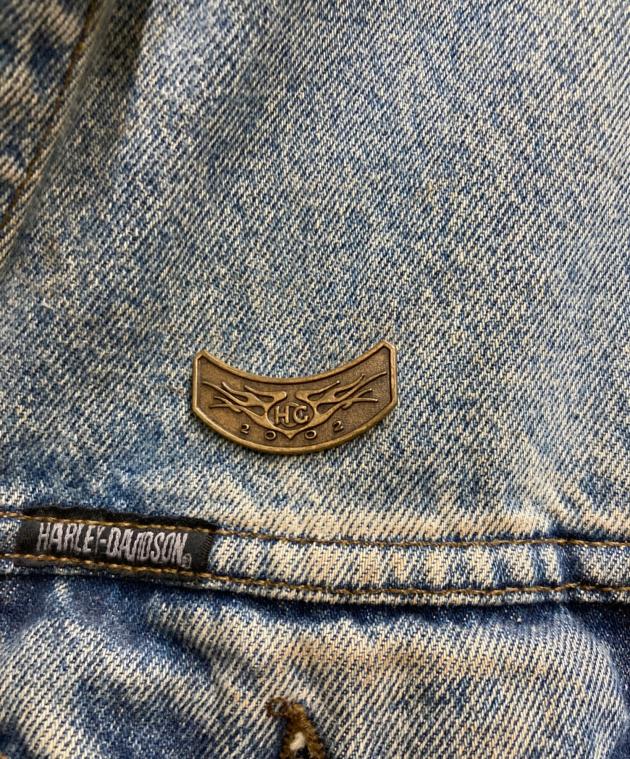 Harley-Davidson デニムジャケット （Ｓsize）新品未使用 古着 ハーレーダビッドソン Harley-Davidson バックロゴ デニム