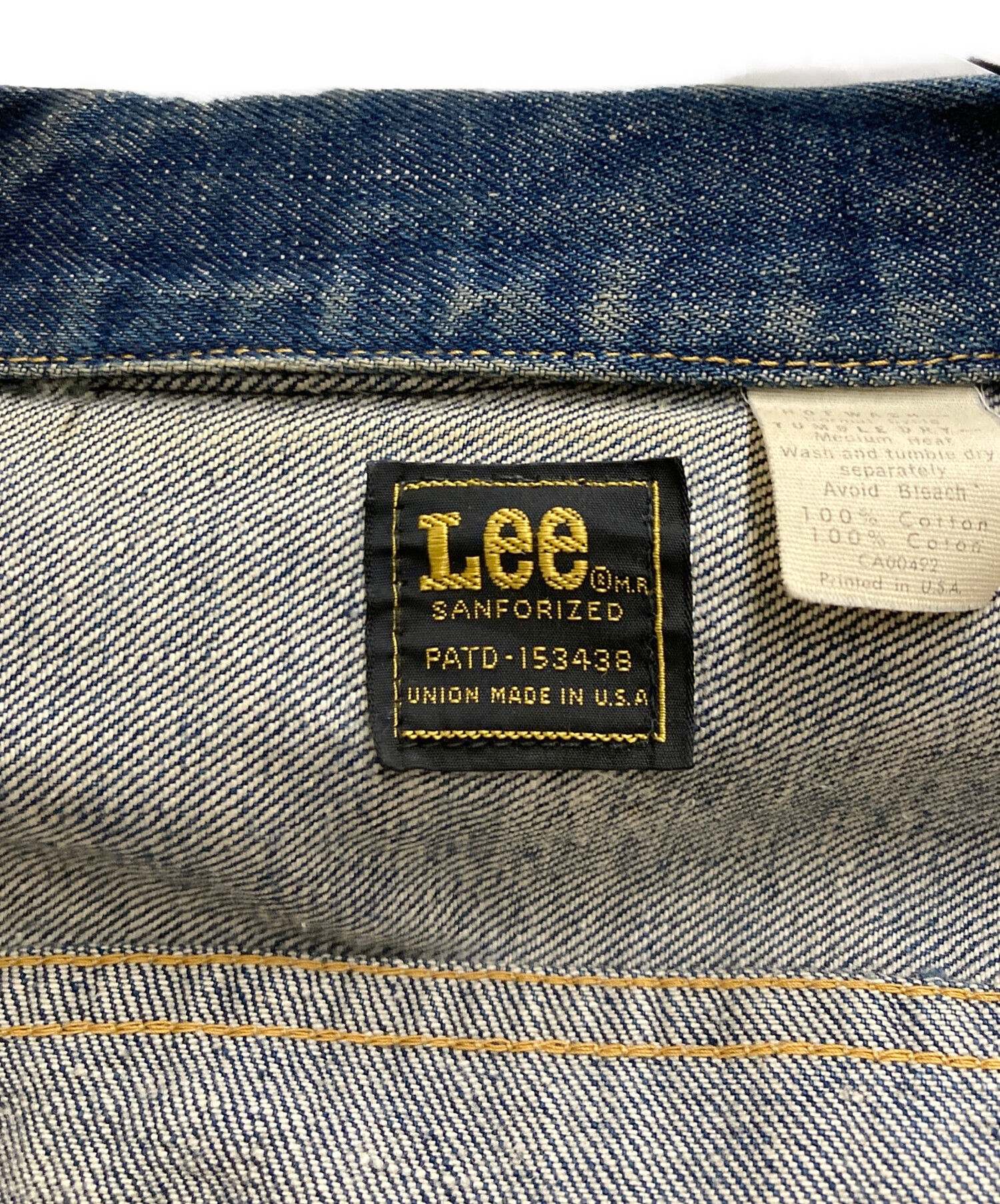 中古・古着通販】LEE (リー) 70'sデニムジャケット インディゴ サイズ