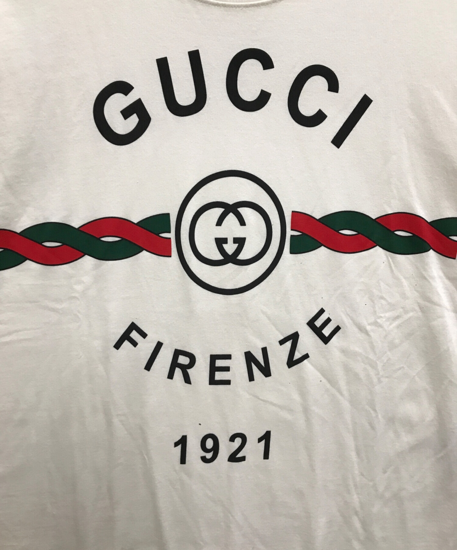 中古・古着通販】GUCCI (グッチ) FIRENZE 1921 TEE ホワイト サイズ:XS