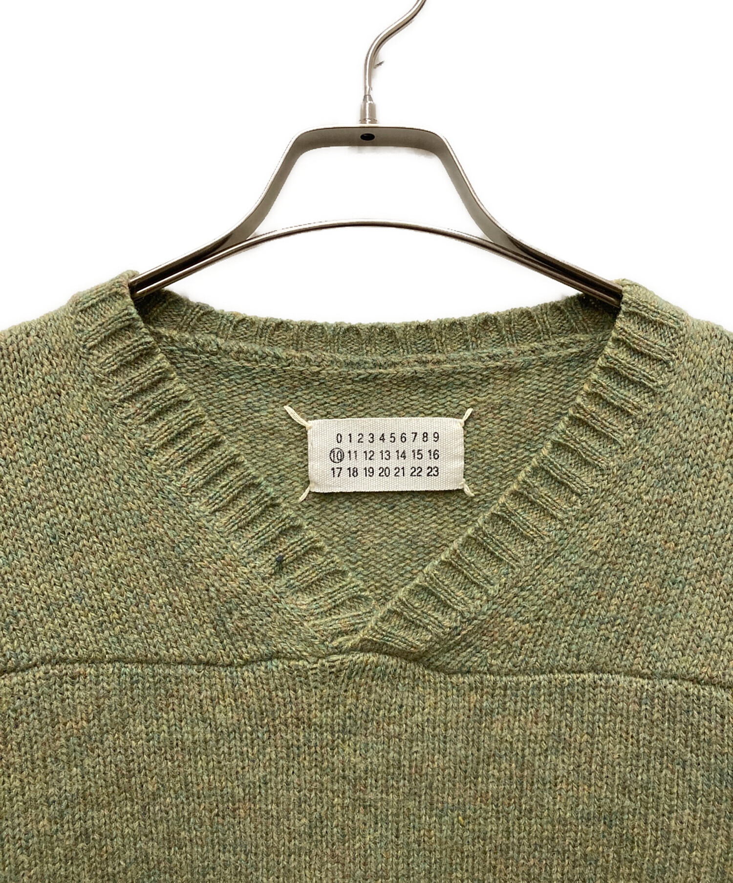 中古・古着通販】Maison Margiela (メゾンマルジェラ) Vネックメランジ