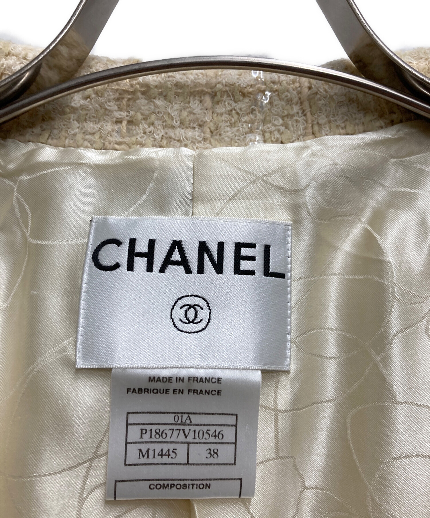 中古・古着通販】CHANEL (シャネル) スパンコールツイードジャケット