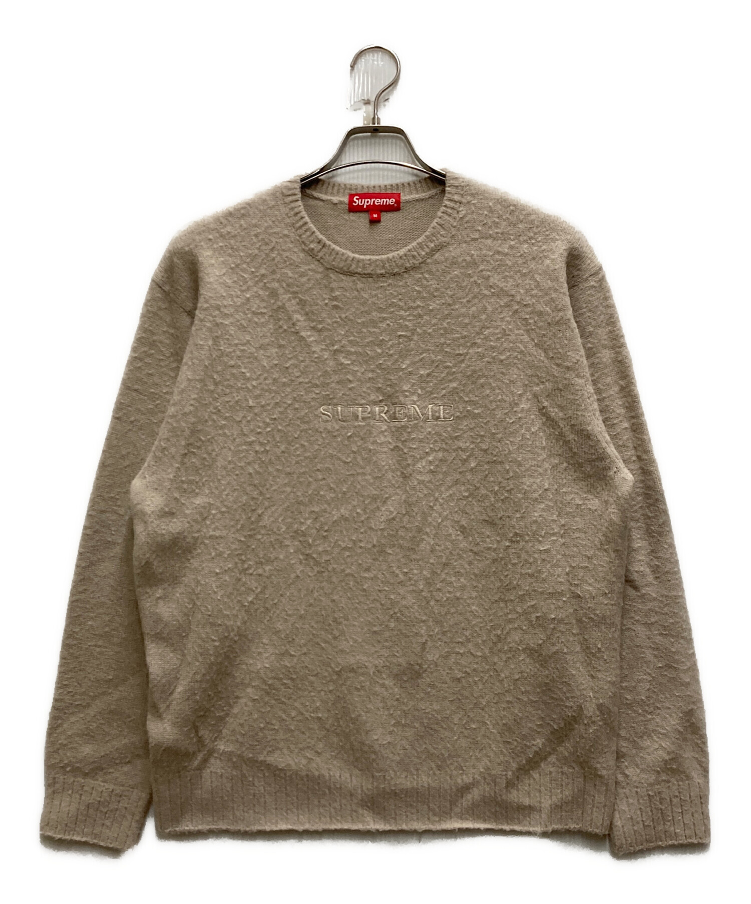 メ*ヌ様 Supreme Pilled Sweater 中古・古着通販】Supreme (シュプリーム) PILLED SWEATER ベージュ