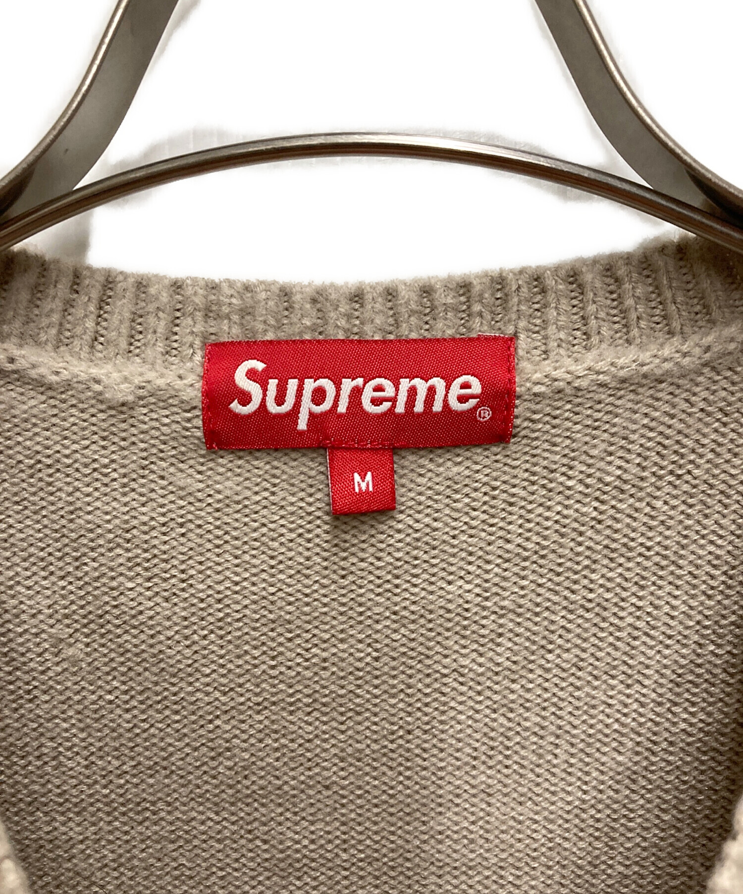 中古・古着通販】Supreme (シュプリーム) PILLED SWEATER ベージュ