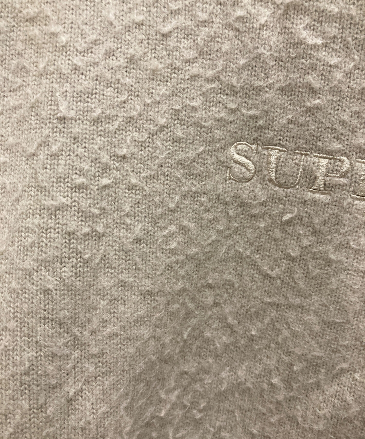 中古・古着通販】Supreme (シュプリーム) PILLED SWEATER ベージュ