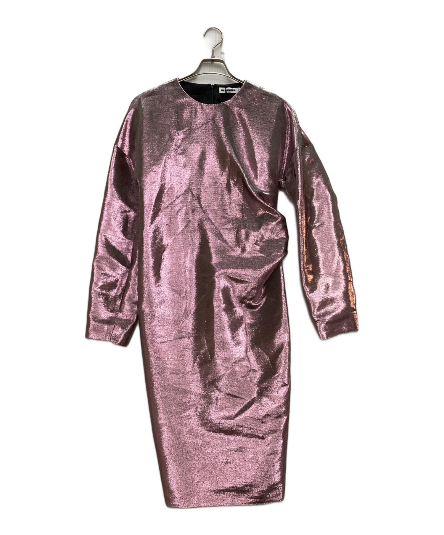 中古・古着通販】JIL SANDER (ジルサンダー) メタリックドレス 