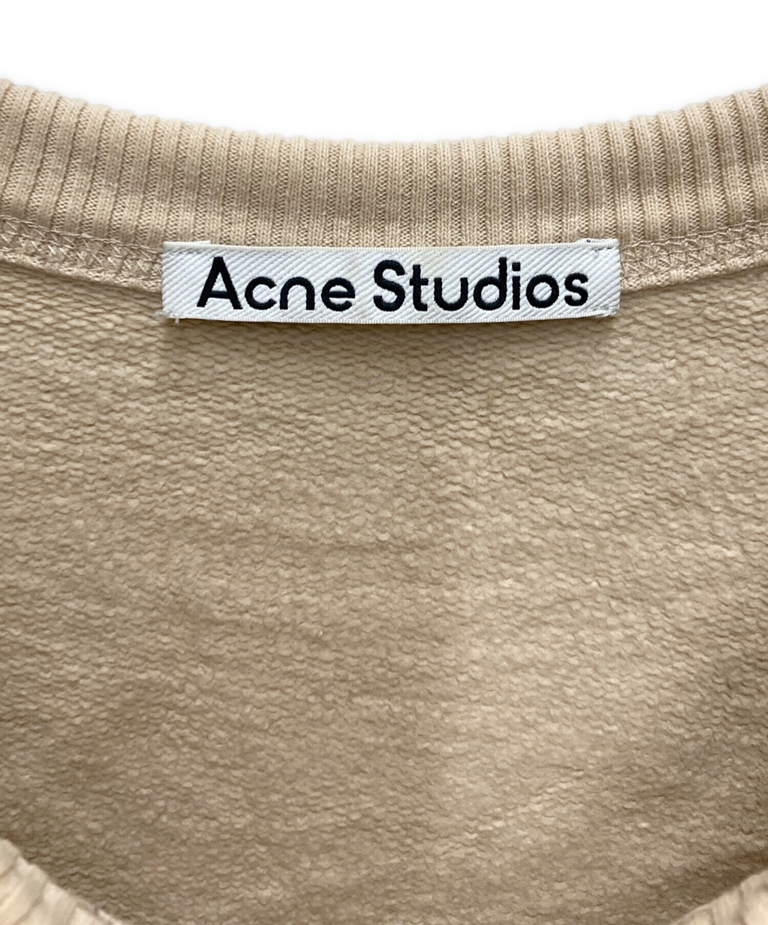 ACNE STUDIOS アクネ ストゥディオズ トップス XL ベージュ メンズ 中古・古着通販】ACNE STUDIOS (アクネ ストゥディオス) スタンプロゴ
