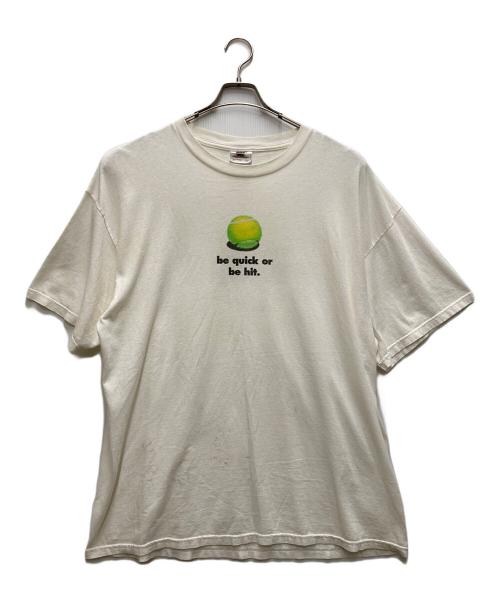 NIKE ナイキ　テニスTシャツ　白タグ90s００s日本製入手困難　XLサイズ 409fc331814ec0b2618b3862467d37