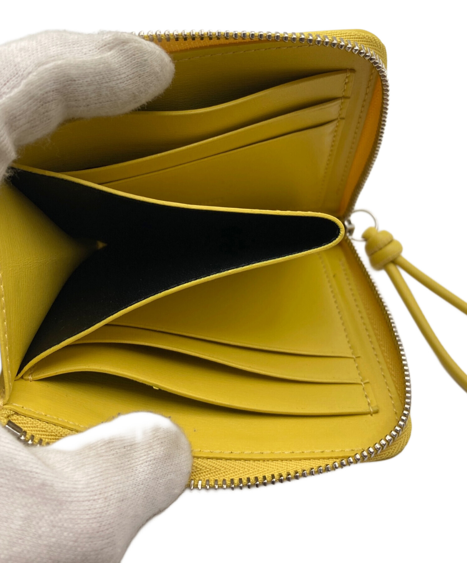 最終値下げ☆ジルサンダー L時ファスナー 財布 イエロー 中古・古着通販】JIL SANDER (ジルサンダー) クレジットカードパース
