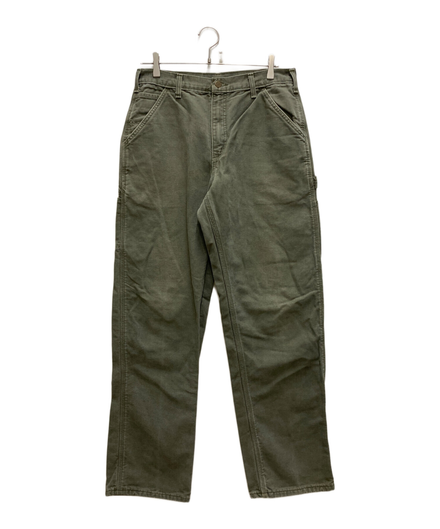 中古・古着通販】CarHartt (カーハート) ライトダックパンツ グリーン 