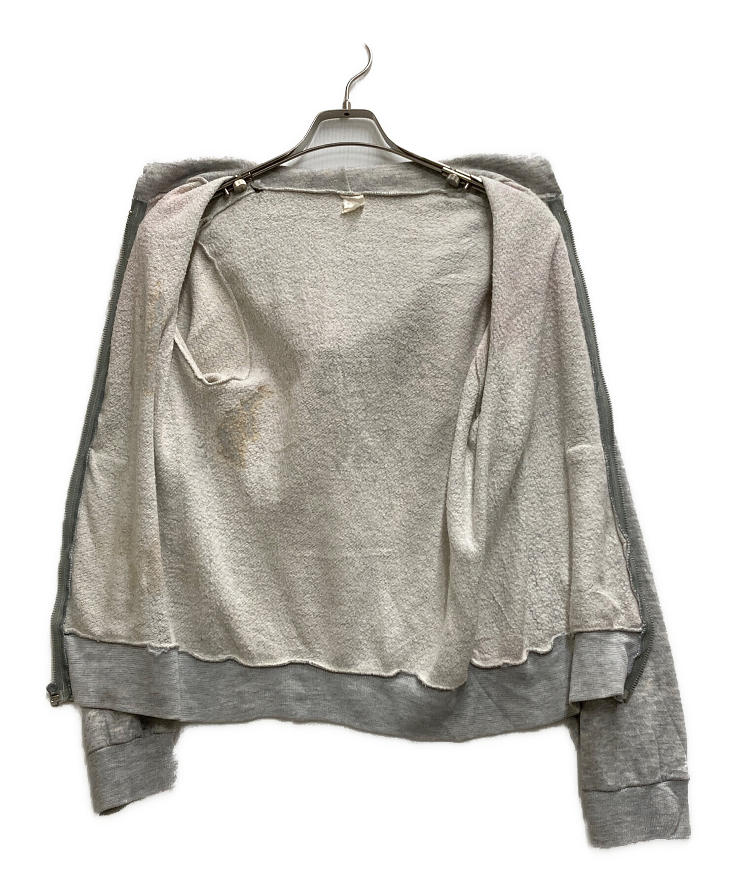 中古・古着通販】USED (ユーズド) ヴィンテージジップパーカー 霜降り