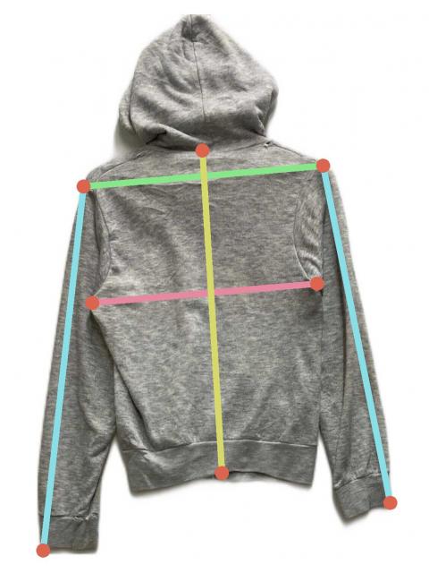 中古・古着通販】USED (ユーズド) ヴィンテージジップパーカー 霜降り