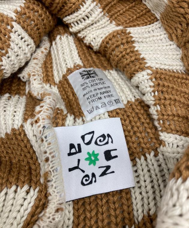 中古・古着通販】sundays.xyz (-) チェックビーニー ブラウン