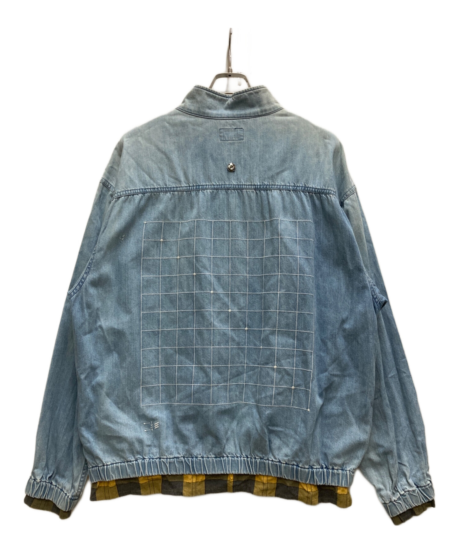 中古・古着通販】C.E (キャブ エンプト) BLEACHED DENIM HALF ZIP