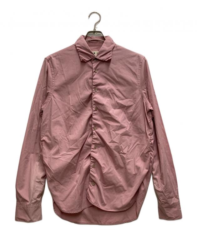 中古・古着通販】MARNI (マルニ) シャーリングデザインシャツ ピンク 