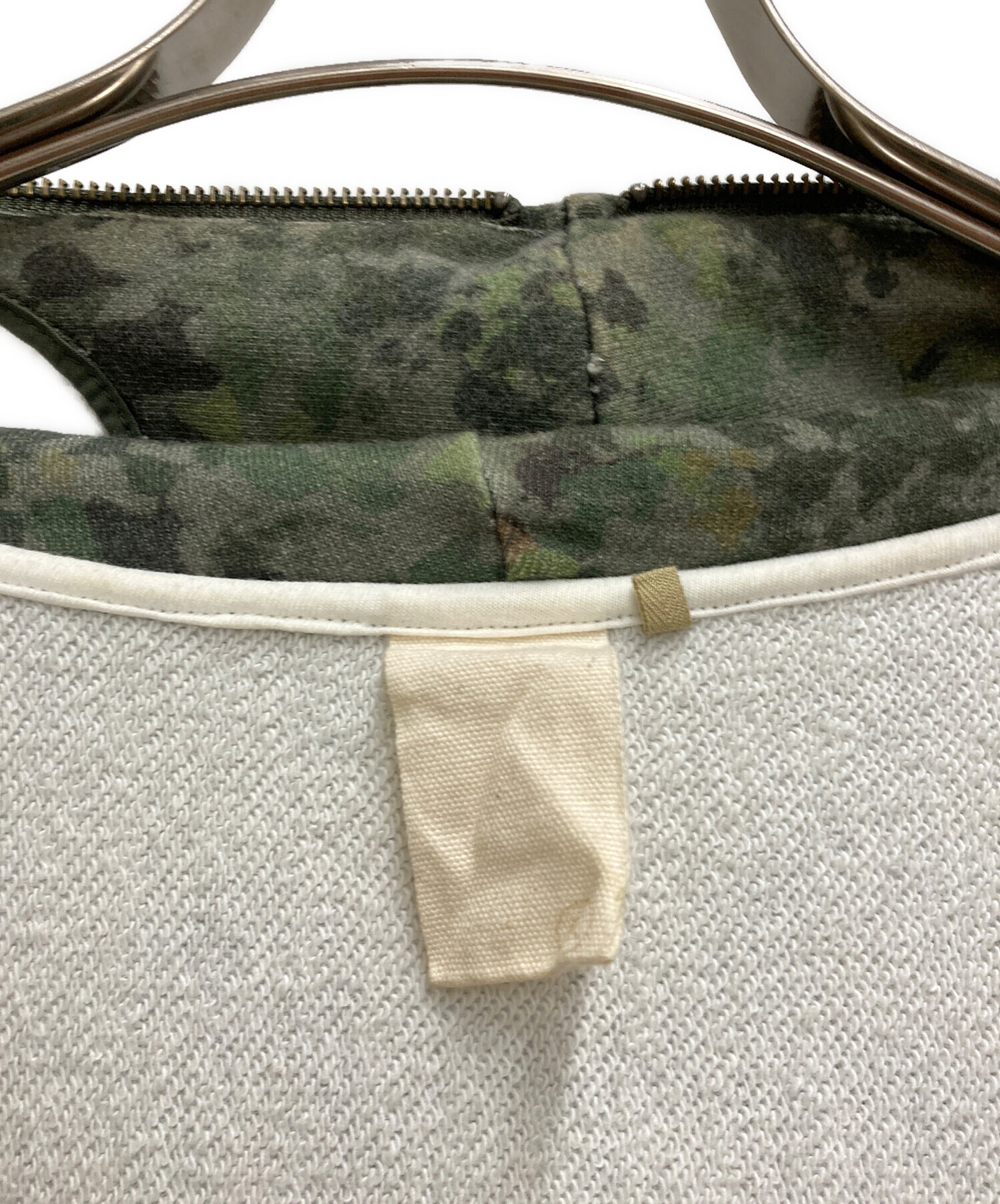 中古・古着通販】JIAN YE (ジェン イェ) CAMO-HOODIE グリーン サイズ 