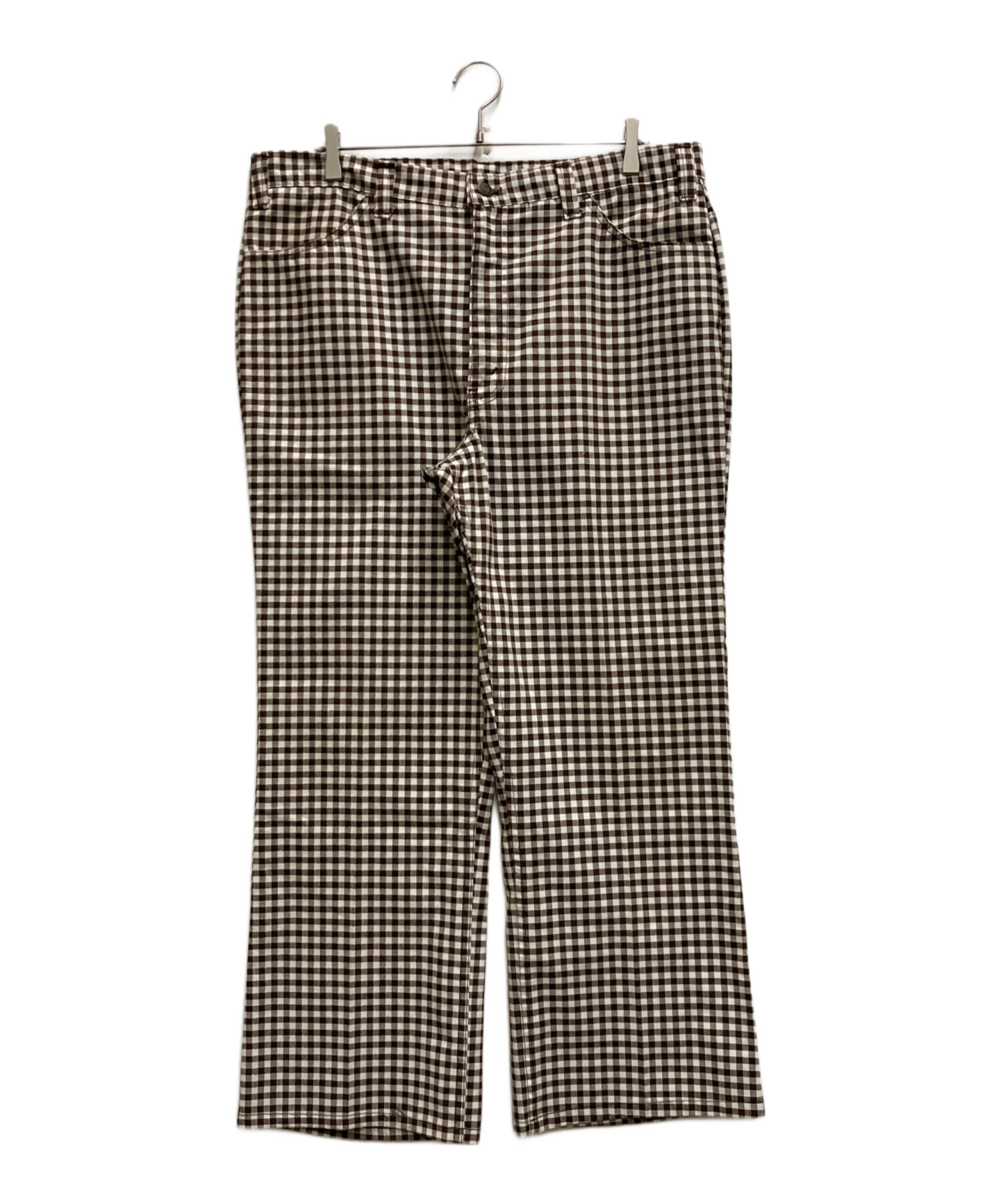中古・古着通販】LEVI'S (リーバイス) 70s 546チェックパンツ ブラウン