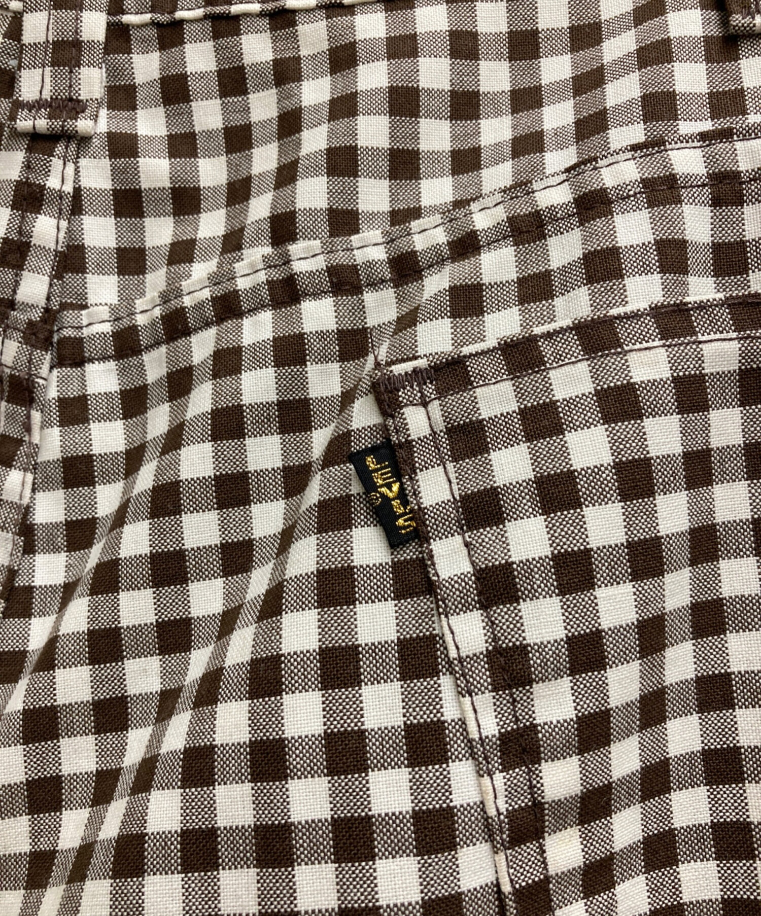 中古・古着通販】LEVI'S (リーバイス) 70s 546チェックパンツ ブラウン