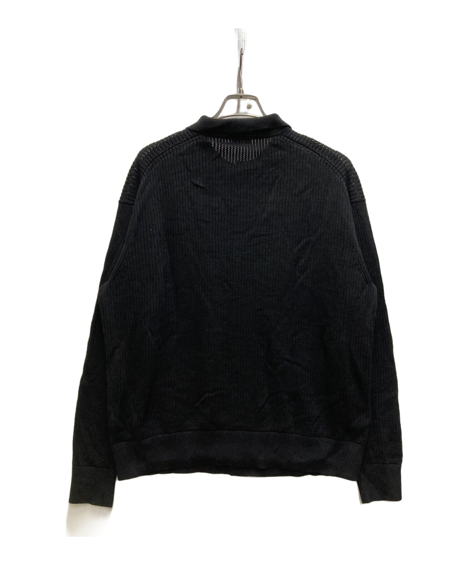 中古・古着通販】crepuscule (クレプスキュール) Stripe Mesh Knit
