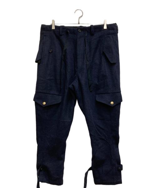 中古・古着通販】s'yte (サイト) WOOL BEAVER HEM BELT MILITARY PANTS