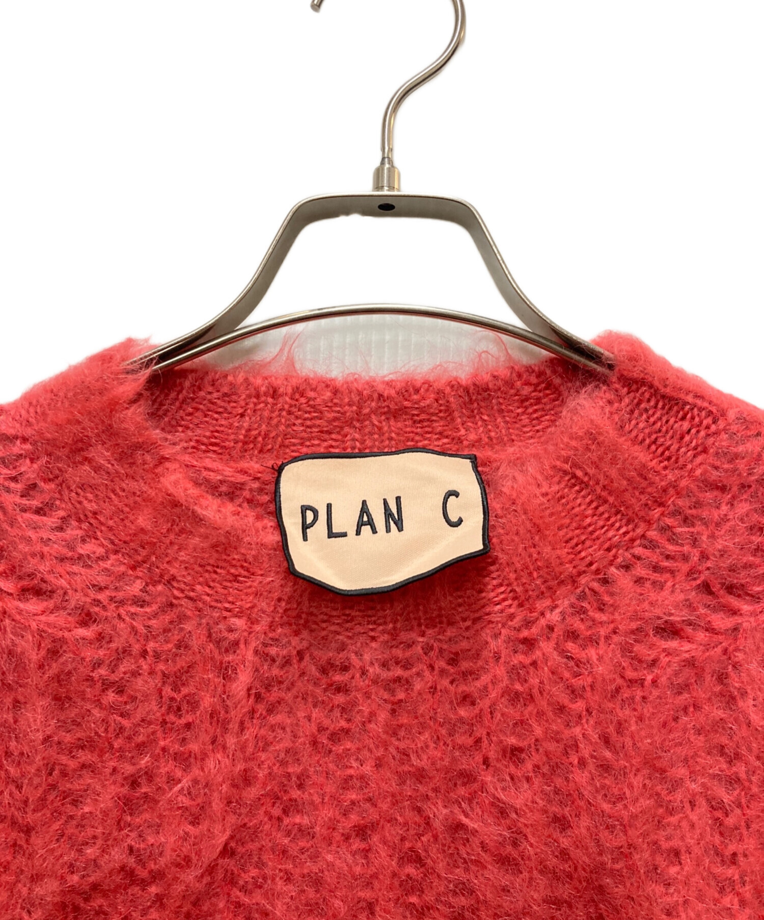 中古・古着通販】PLAN C (プランシー) モヘアニット ピンク サイズ:38