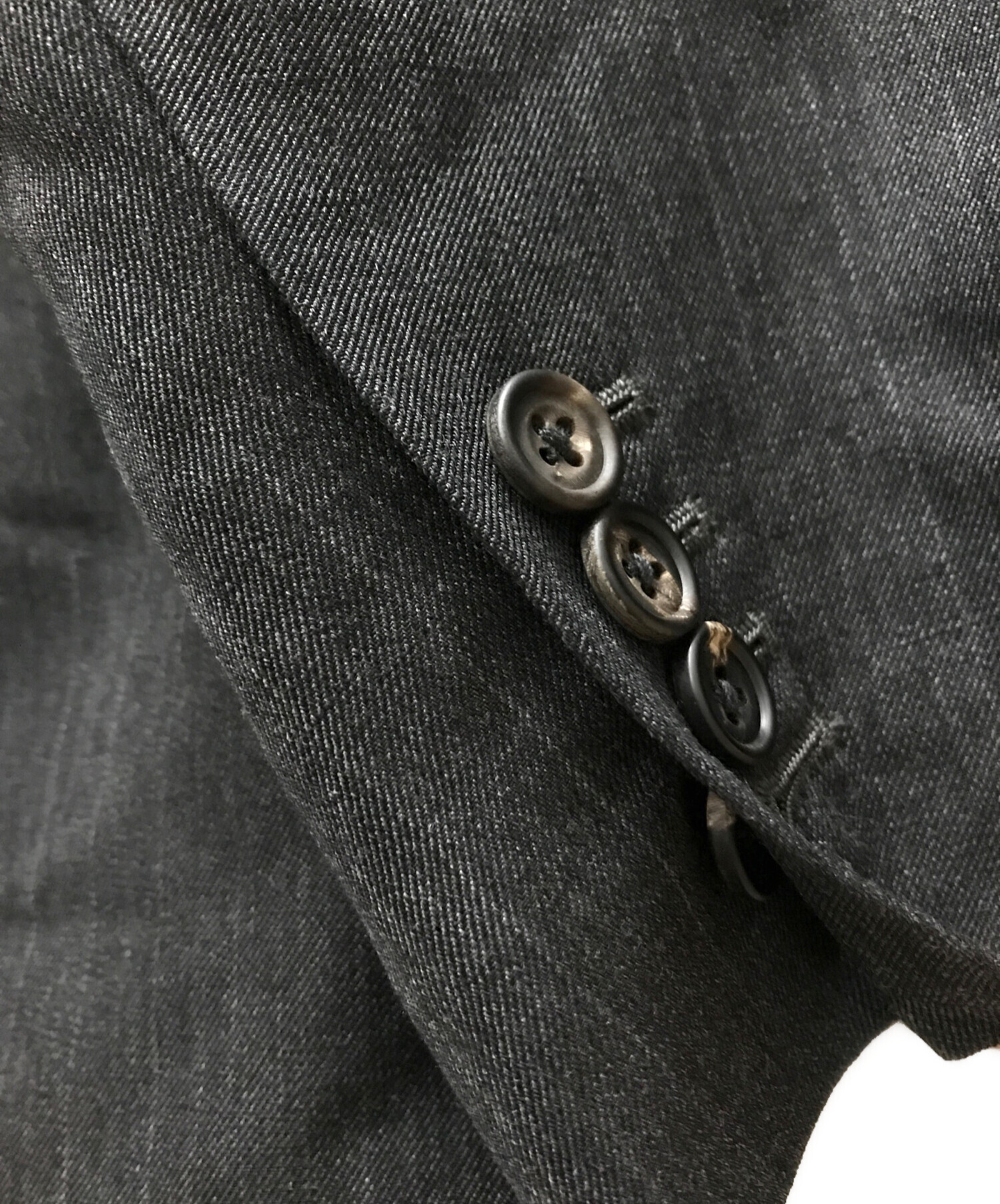 中古・古着通販】ssstein (シュタイン) ダブルジャケット グレー