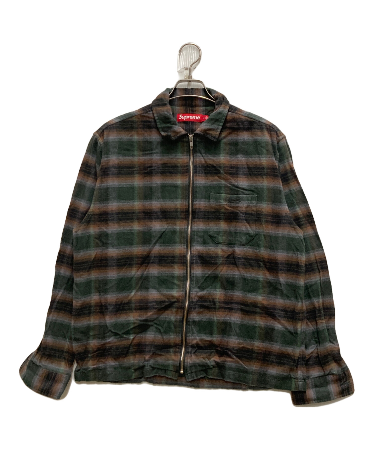 中古・古着通販】Supreme (シュプリーム) Shadow Plaid Flannel Zip Up