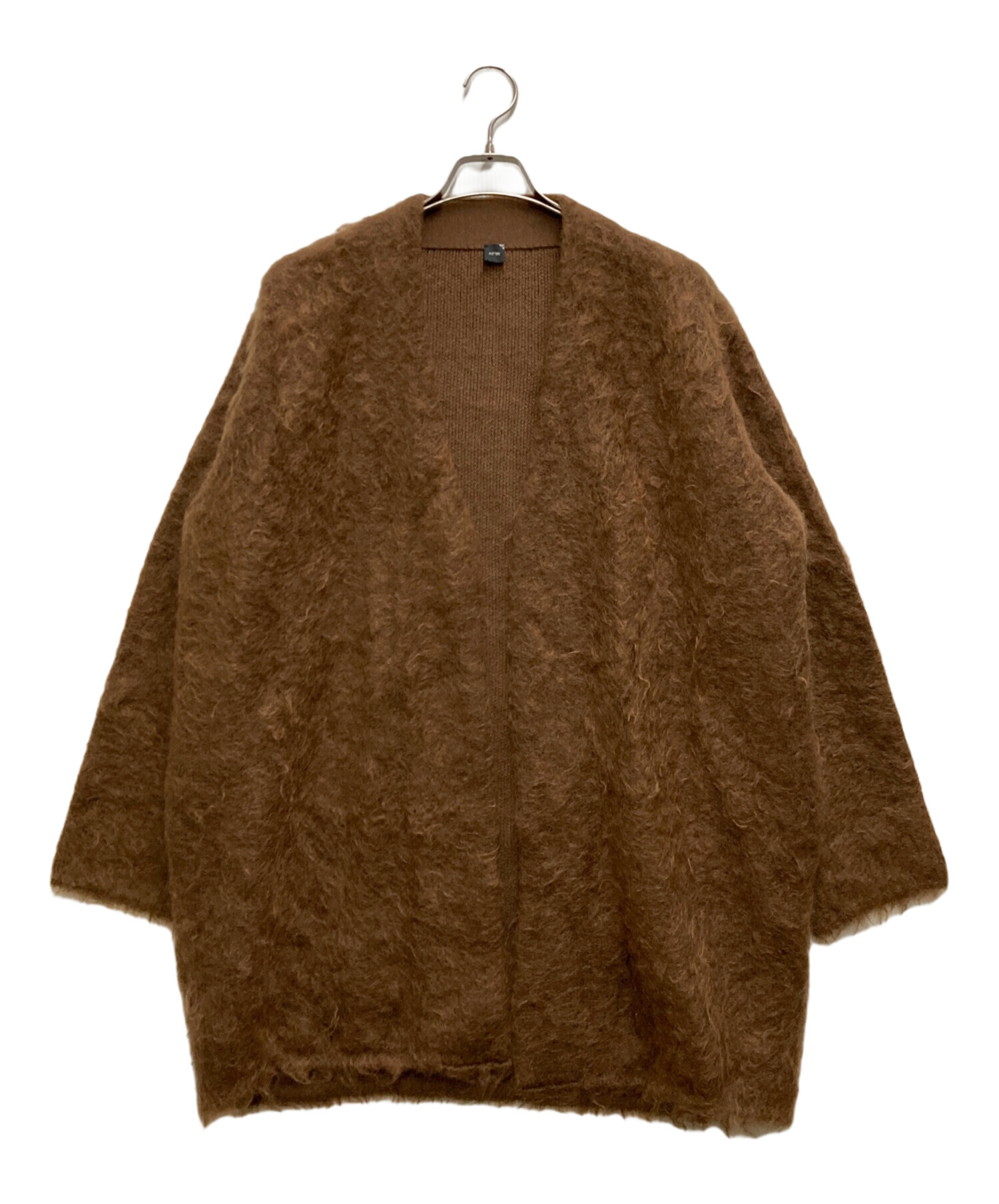 中古・古着通販】ATON (エイトン) MOHAIR SHAGGY OVERSIZED CARDIGAN