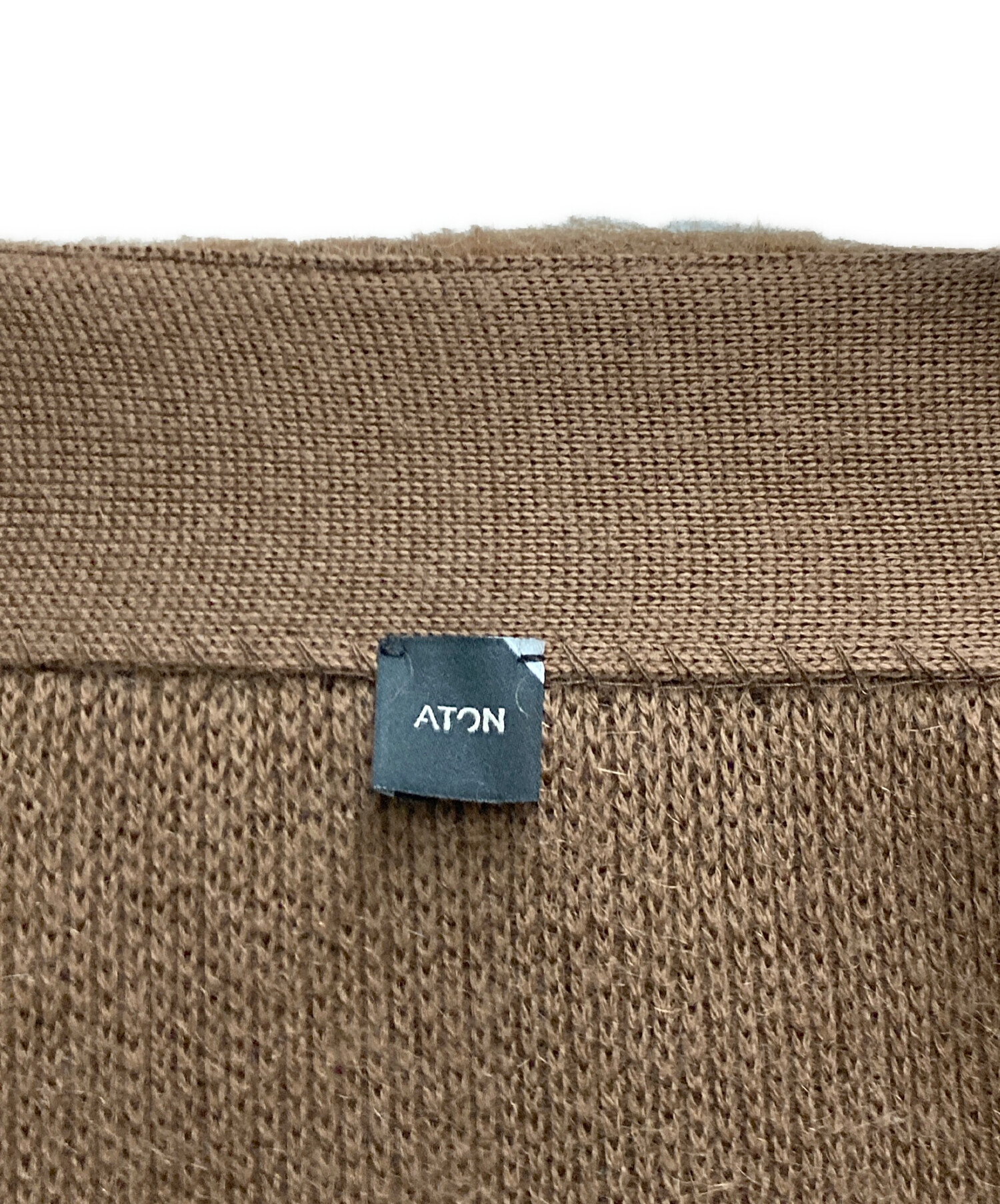 中古・古着通販】ATON (エイトン) MOHAIR SHAGGY OVERSIZED CARDIGAN