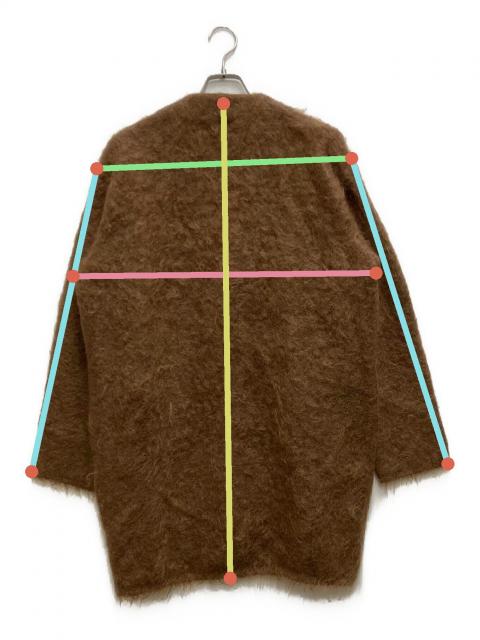 中古・古着通販】ATON (エイトン) MOHAIR SHAGGY OVERSIZED CARDIGAN