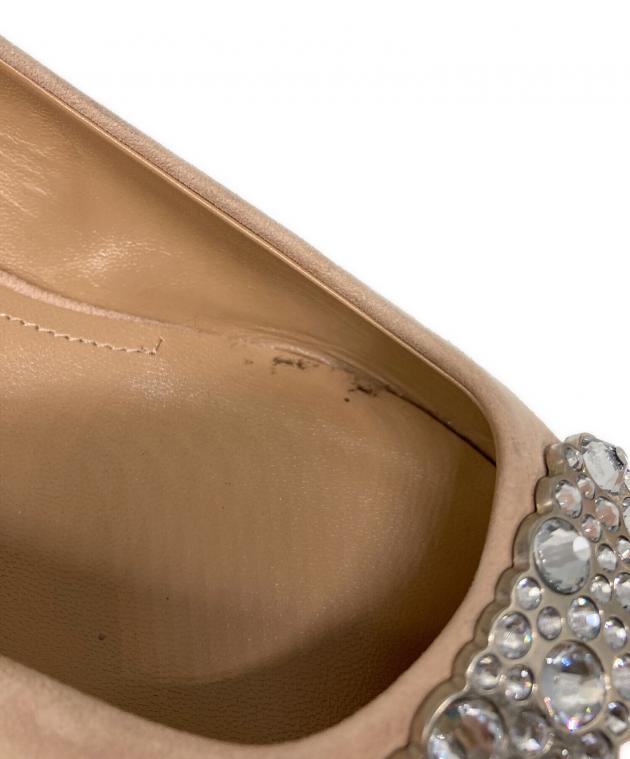 中古・古着通販】PELLICO (ペリーコ) ビジューパンプス ベージュ