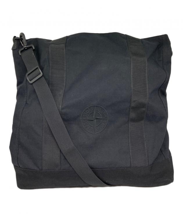 STONE  ストーンアイランド 2WAYハンドバッグ 中古・古着通販】STONE ISLAND (ストーンアイランド) ロゴ2WAYバッグ