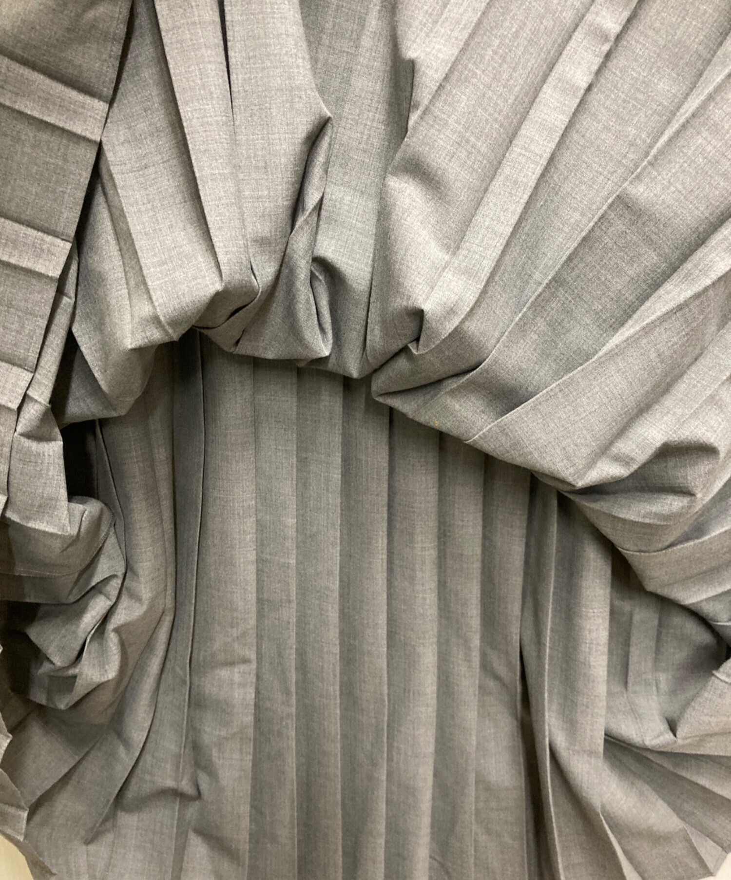 中古・古着通販】ENFOLD (エンフォルド) SQUARE DRAPE DRESS グレー