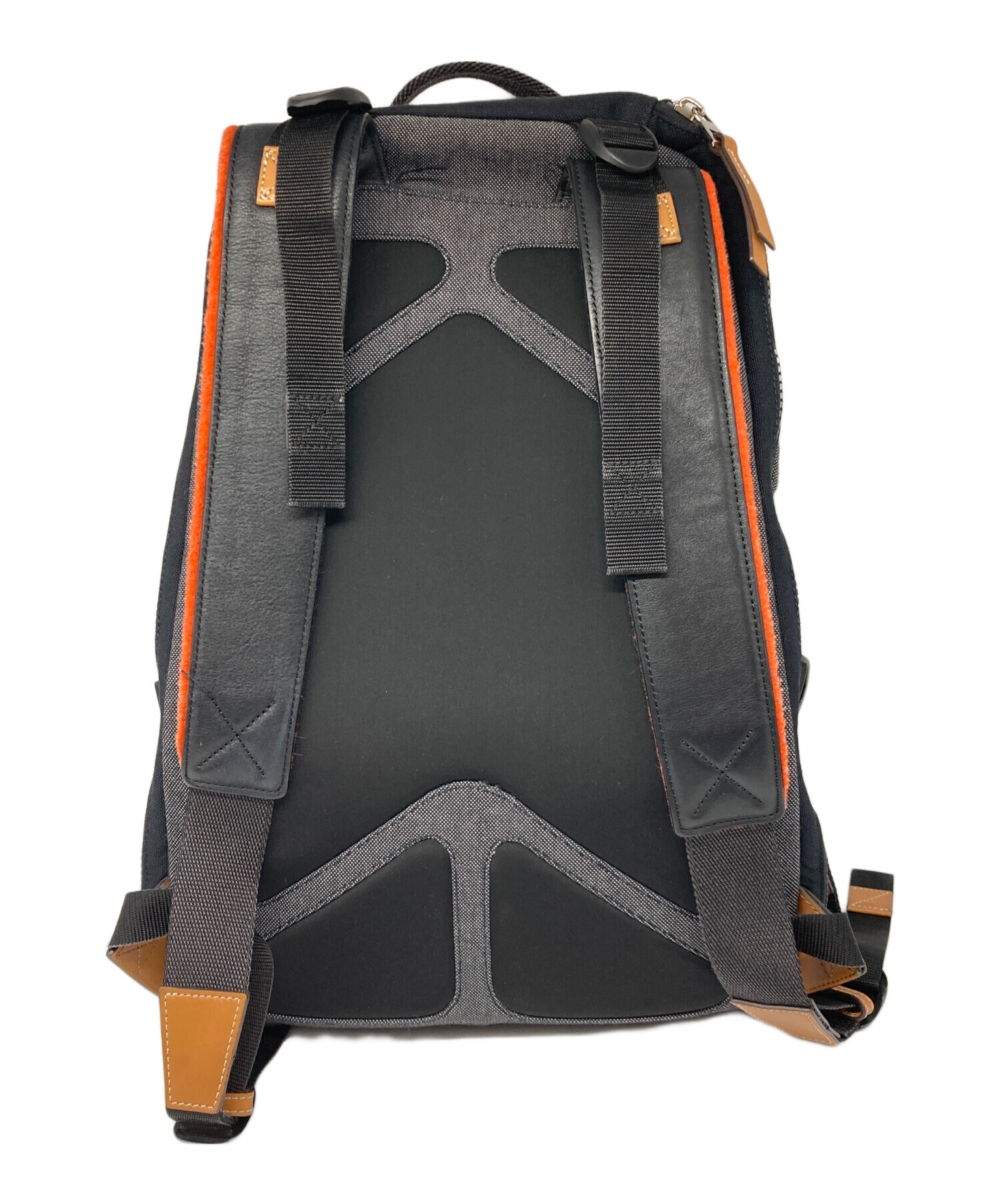 中古・古着通販】LOEWE (ロエベ) ELN バックパック グレー×ネイビー 