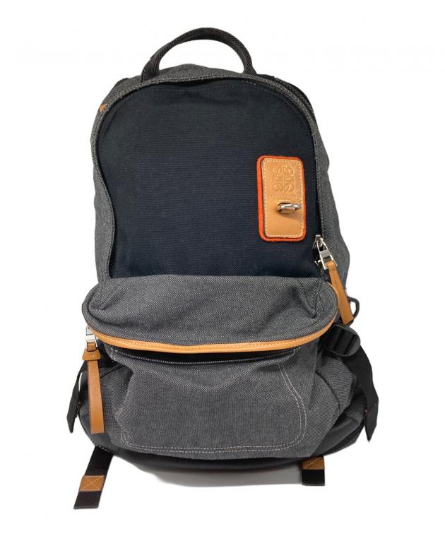 LOEWE リュック・バックパック グレー・黒・オレンジ LOEWE リュック・バックパック グレー・黒・オレンジ ロエベ(LOEWE