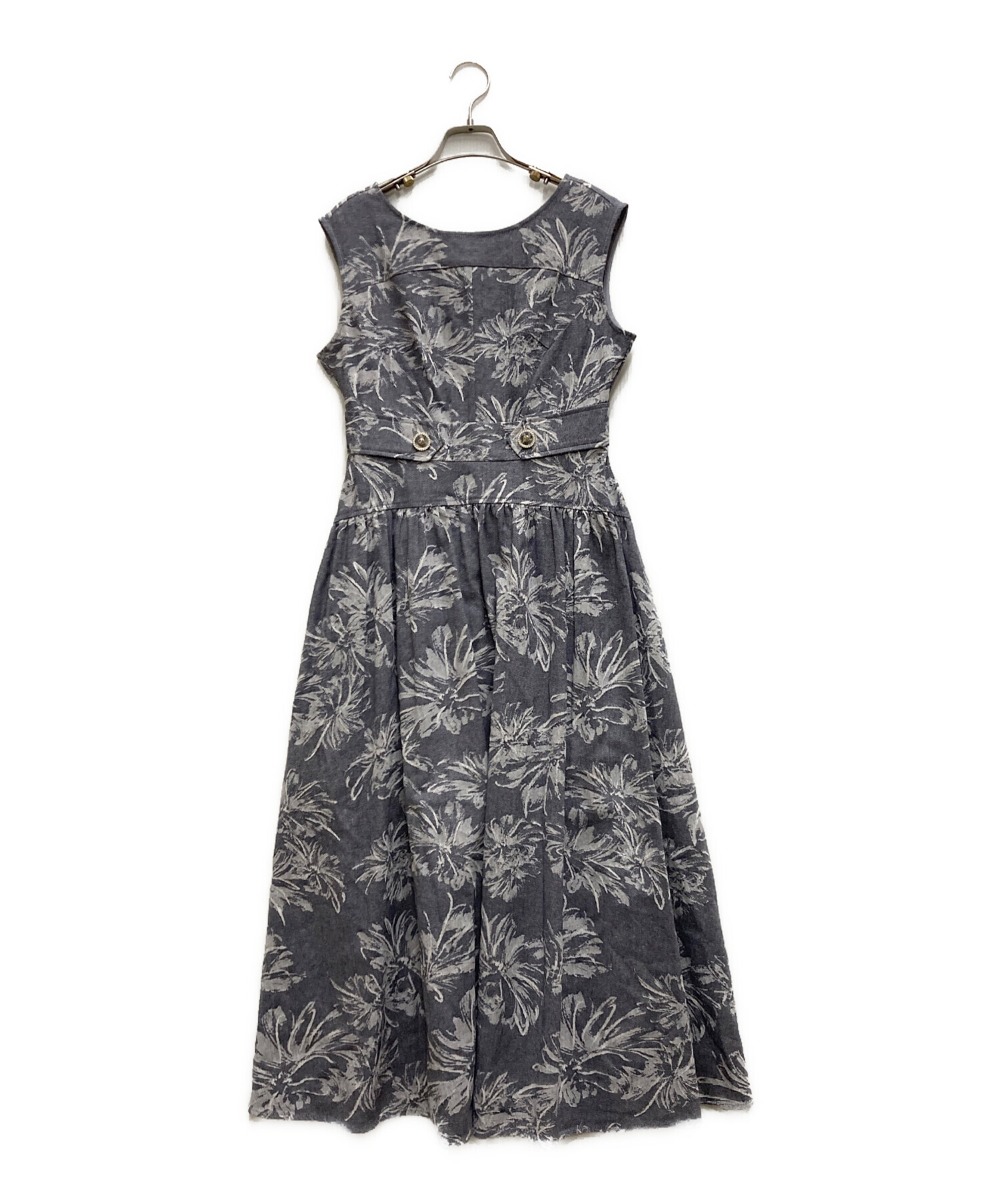 中古・古着通販】Her lip to (ハーリップトゥ) Floral Jacquard Midi 