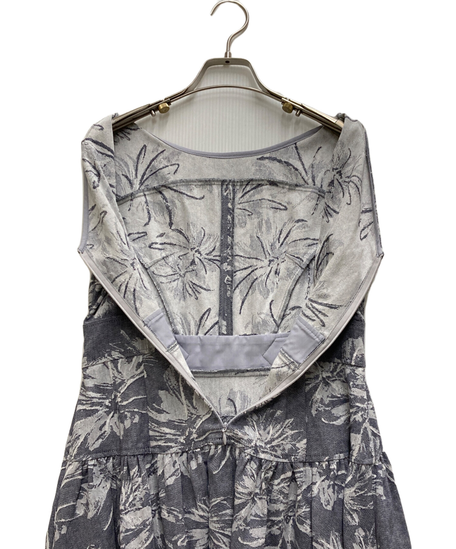 中古・古着通販】Her lip to (ハーリップトゥ) Floral Jacquard Midi 