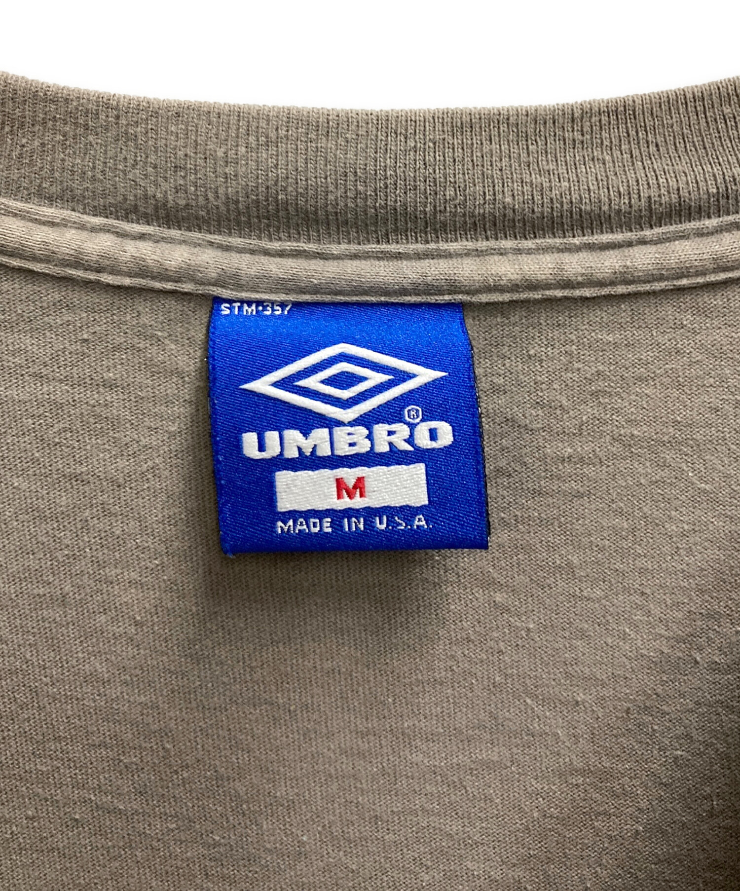 中古・古着通販】UMBRO (アンブロ) 90s ロゴプリントtシャツ ブラウン