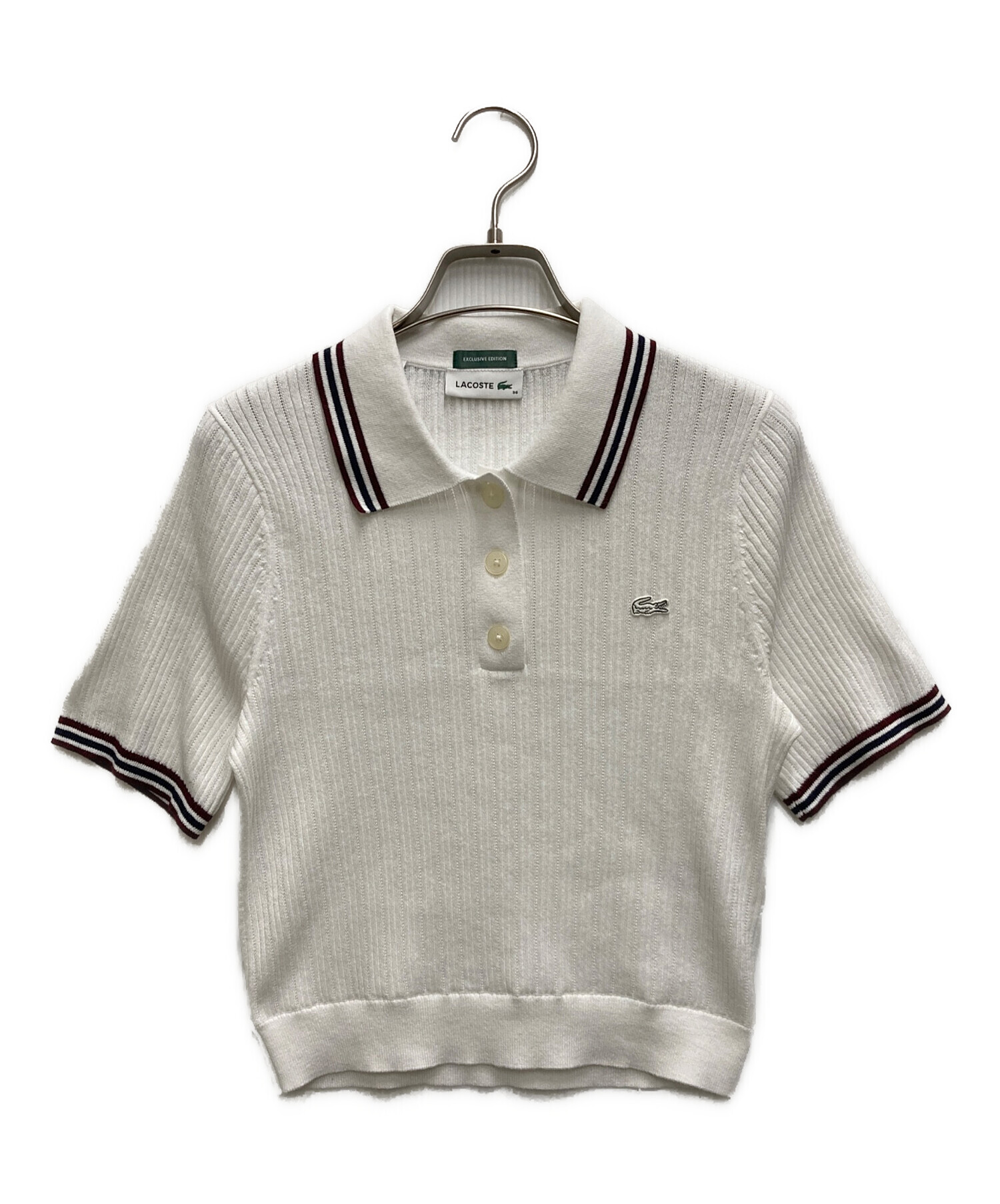 LACOSTE ポロシャツ SNIDEL スナイデル　ラコステ 中古・古着通販】LACOSTE (ラコステ) Snidel (スナイデル) ニット