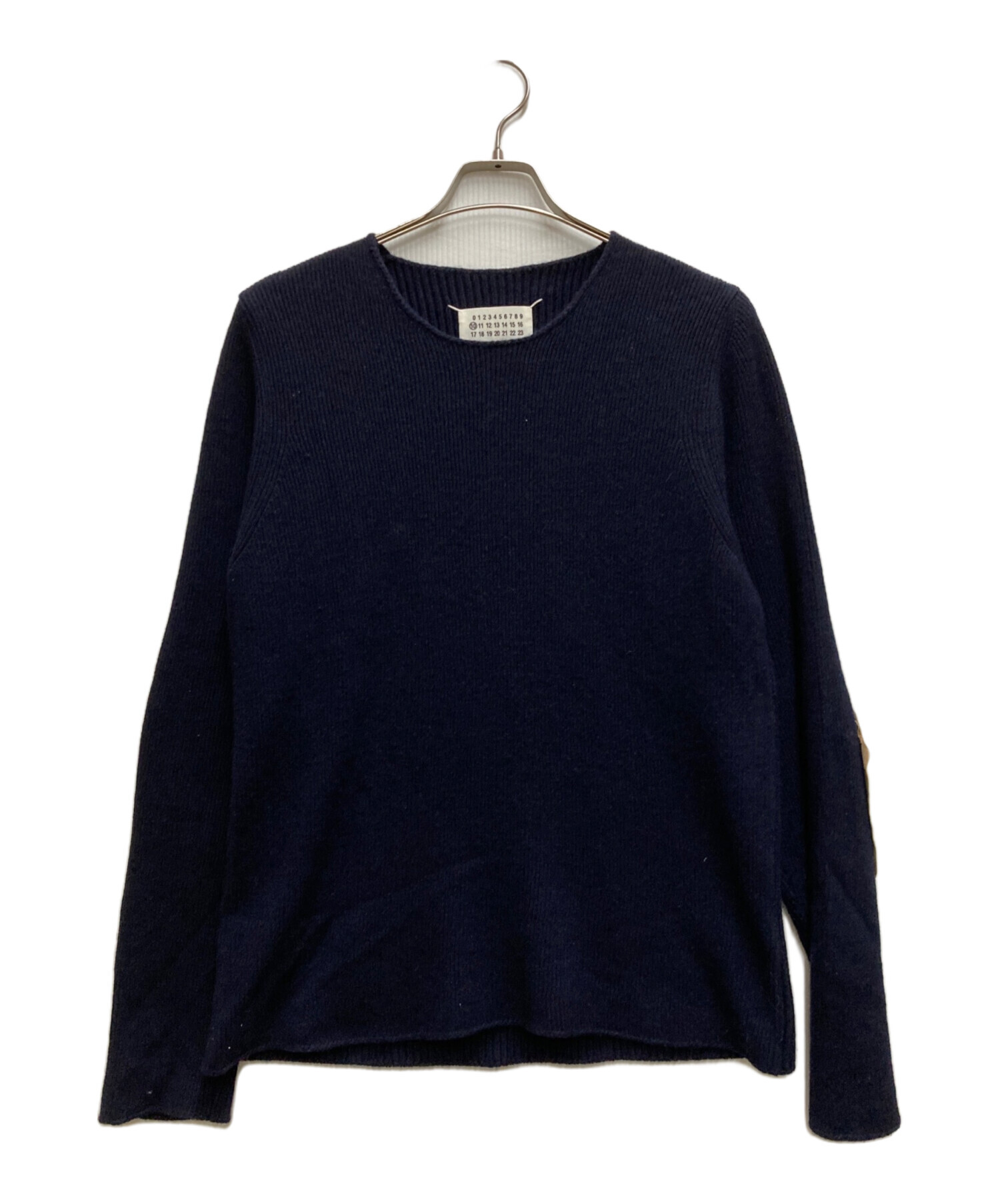 【パンチ】Maison Margiela 14AW ネイビーニット 中古・古着通販】Maison Margiela (メゾンマルジェラ) エルボー