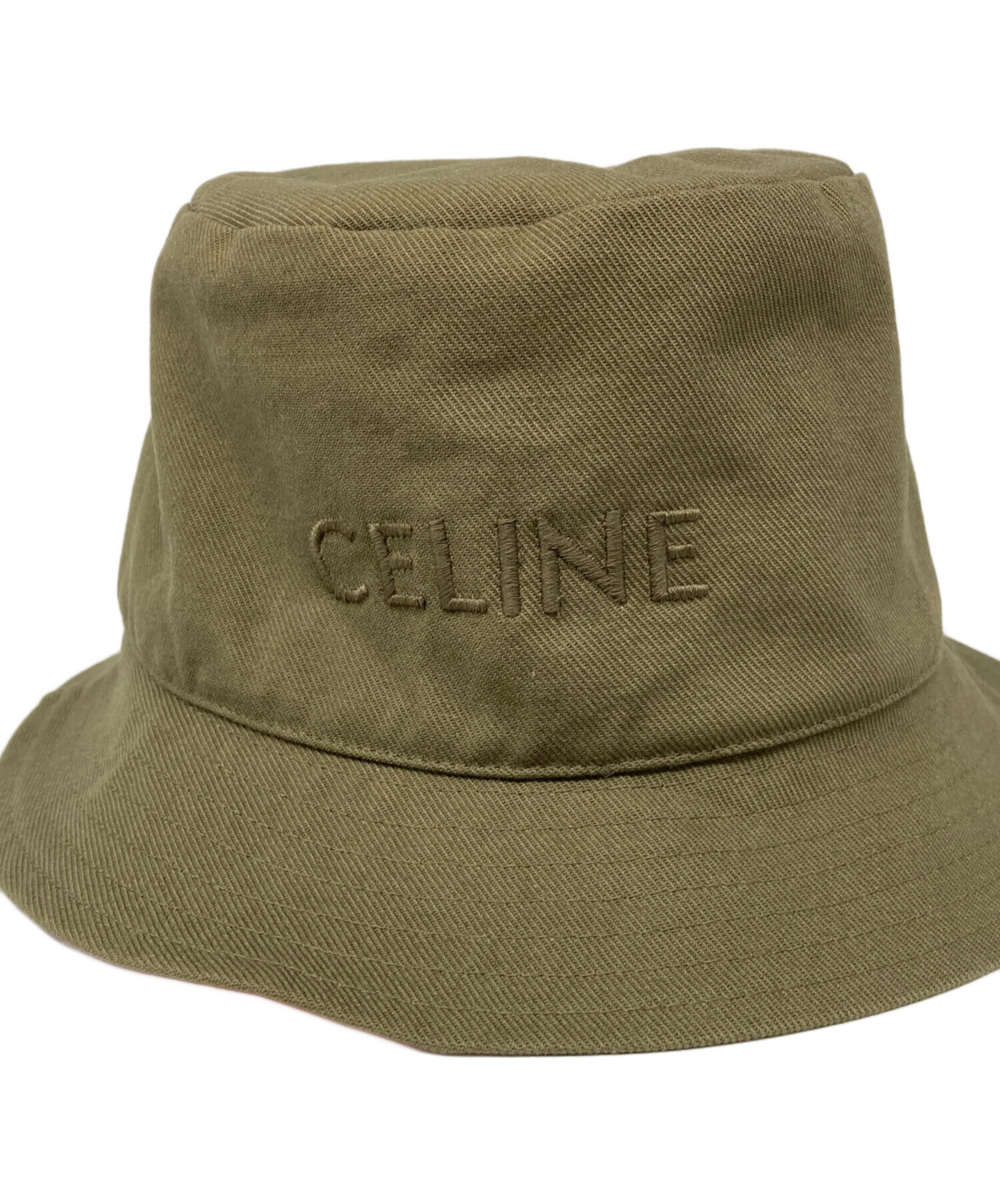 中古・古着通販】CELINE (セリーヌ) バケットハット オリーブ サイズ:L