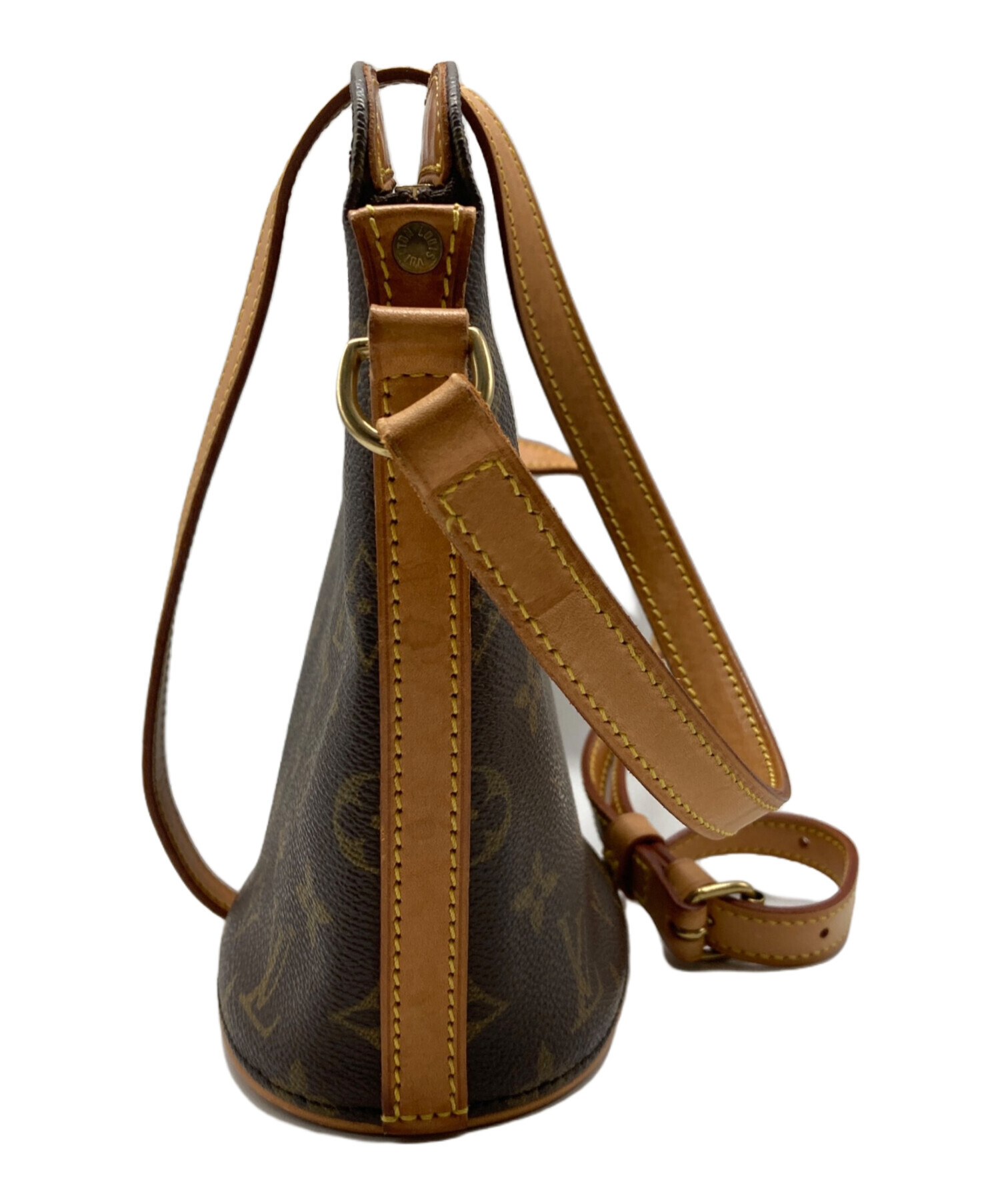 Louis Vuitton ブラウンポーチ ショルダー付き 中古・古着通販】LOUIS VUITTON (ルイ ヴィトン) ショルダーポーチ