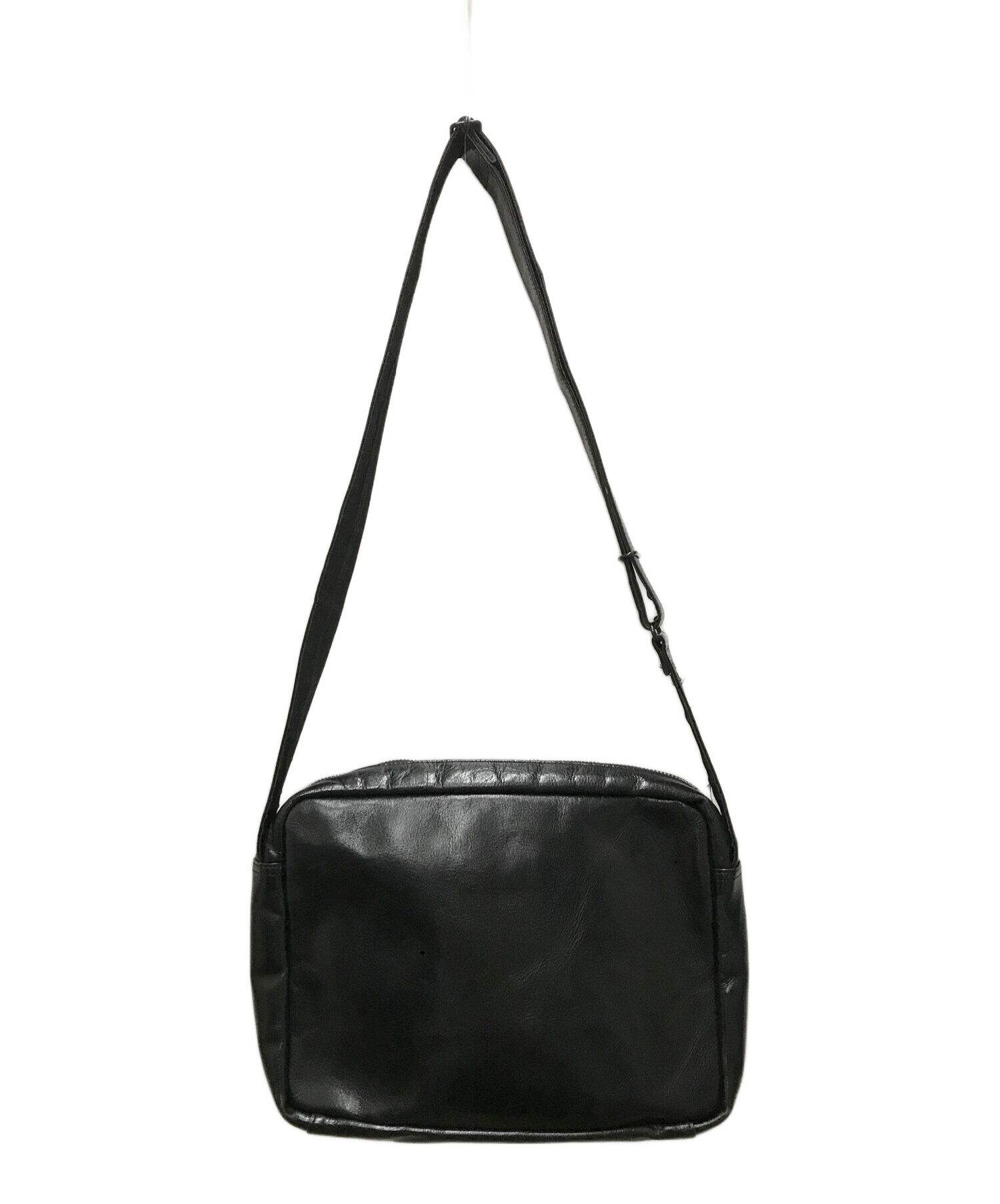 中古・古着通販】PORTER (ポーター) スクエアレザーショルダーバッグ