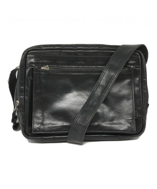 中古・古着通販】PORTER (ポーター) スクエアレザーショルダーバッグ