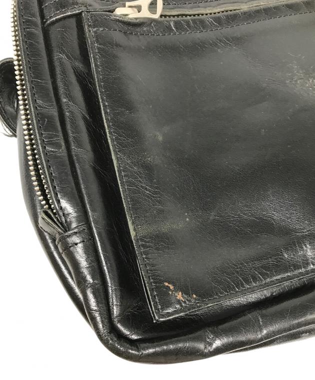 中古・古着通販】PORTER (ポーター) スクエアレザーショルダーバッグ