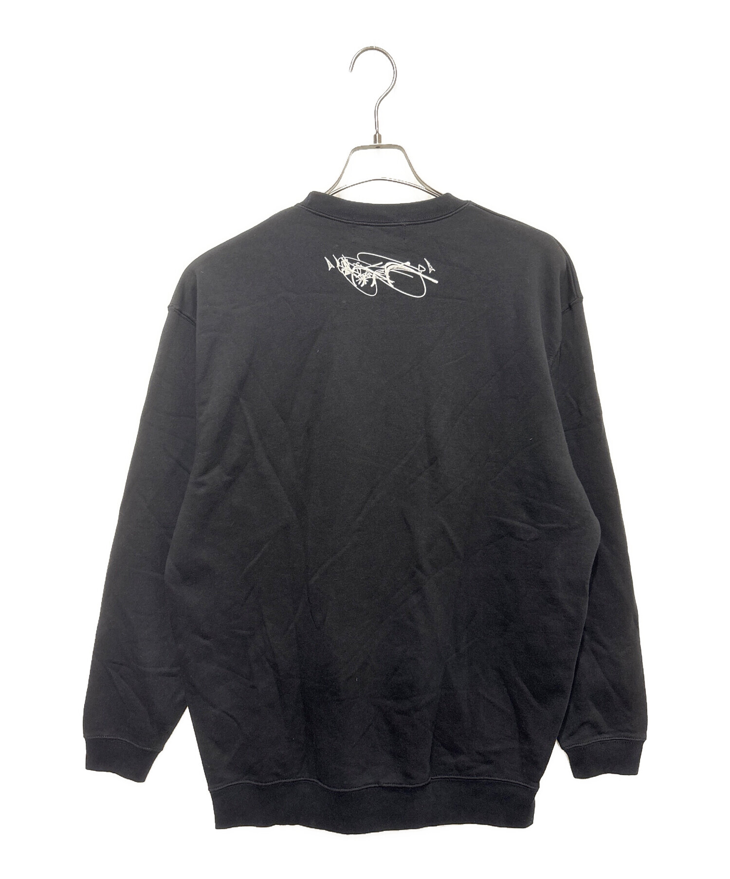 SauRas Being ソーラスビーイング スウェット XL 黒 【古着】【中古】【送料無料】 中古・古着通販】SAURAS BEING (ソーラス ビーイング) ロゴスウェット