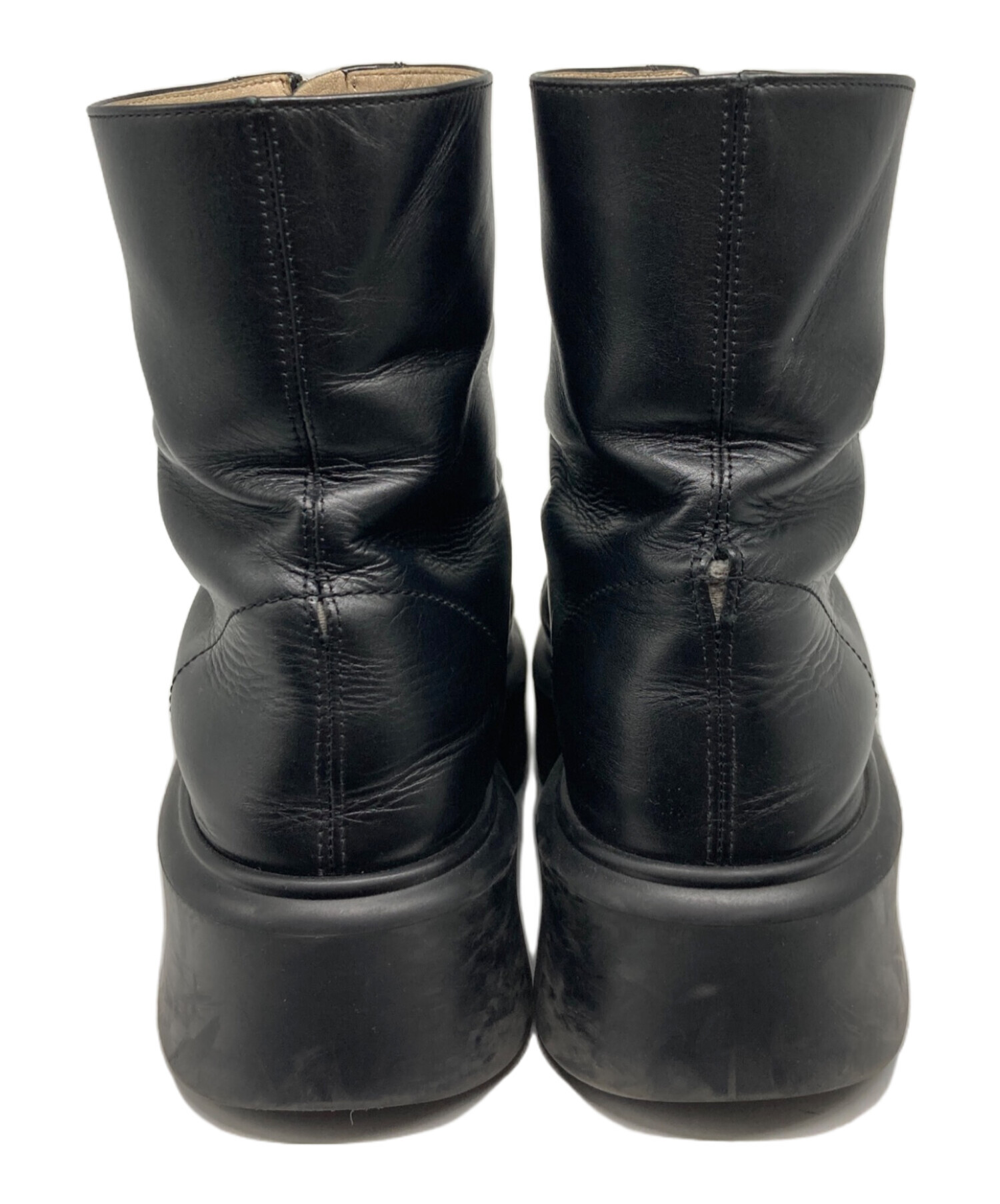 中古・古着通販】THE ROW (ザ ロウ) ZIPPED BOOT ブラック サイズ:41 