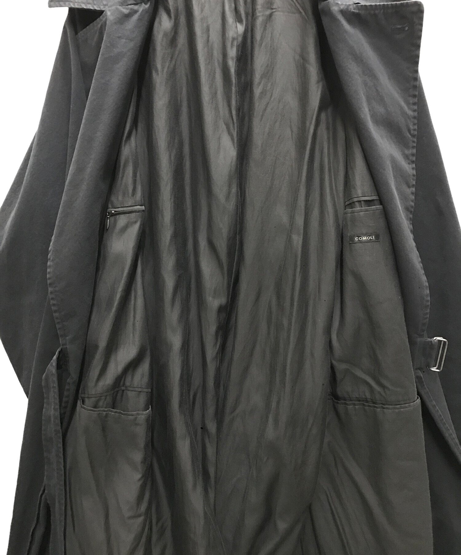 中古・古着通販】COMOLI (コモリ) ウォッシュド タイロッケンコート